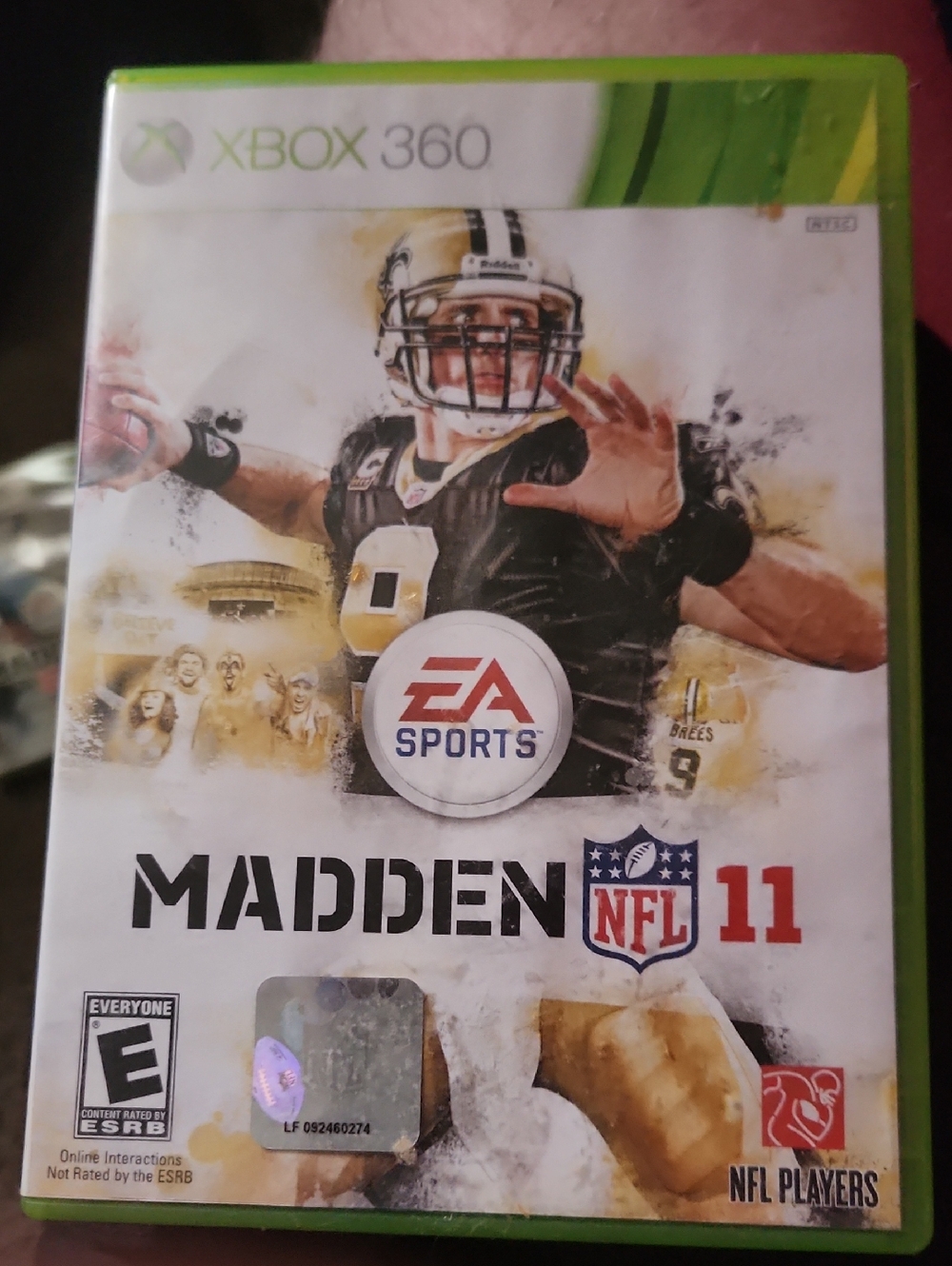 Madden NFL 11 EA Sports Xbox 360 Video Game - White, Black, Gold